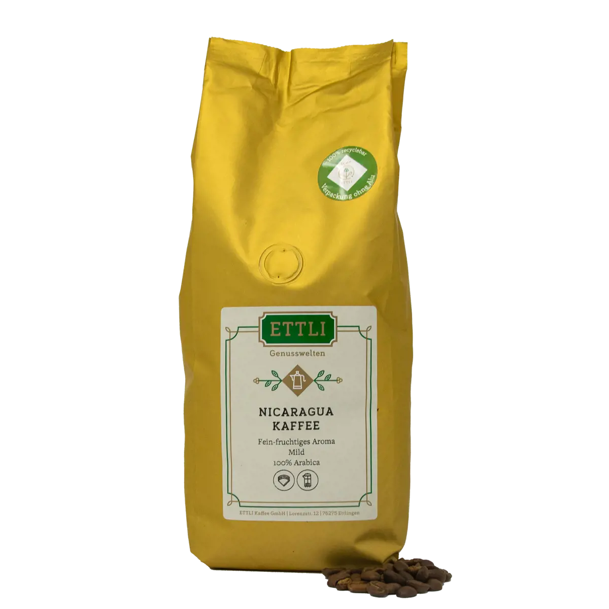Kaffeebohnen - Nicaragua Mischung - 1kg by ETTLI Kaffee