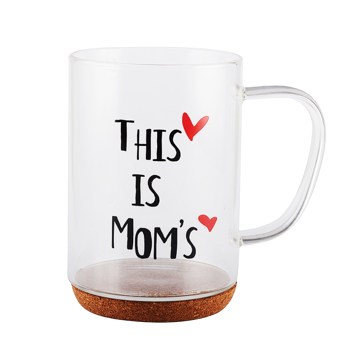 Glastasse mit Schriftzug "This is Mom's" - 