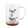 Aulica Mug En Verre Fond Ecriture This Is Mom S by Aulica