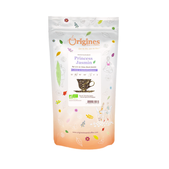 Origines Tea&Coffee The Vert Bio En Vrac Princess Jasmin Chine 1Kg Fleur De The 1 Kg - Pochette 1 kg