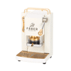FABER Macchina da Caffè a cialde - Pro Mini Deluxe Pure White & Brass Ottonato 1,3 l by Faber