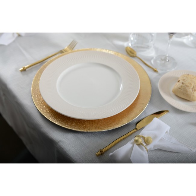 Secondo immagine del prodotto Set di 6 piatti in porcellana bianca Principessa by Aulica