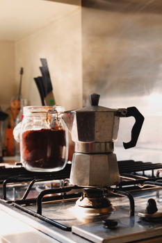 Cafetière italienne – Originale – Cafetière italienne en acier