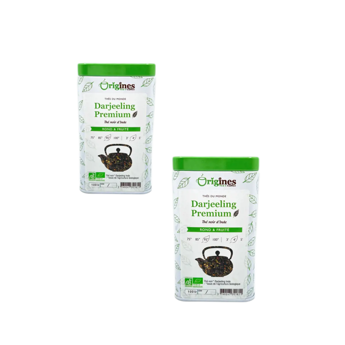 Origines Tea&Coffee The Noir Bio En - Darjeeling Premium Inde 100G - 100 G by Origines Tea&Coffee