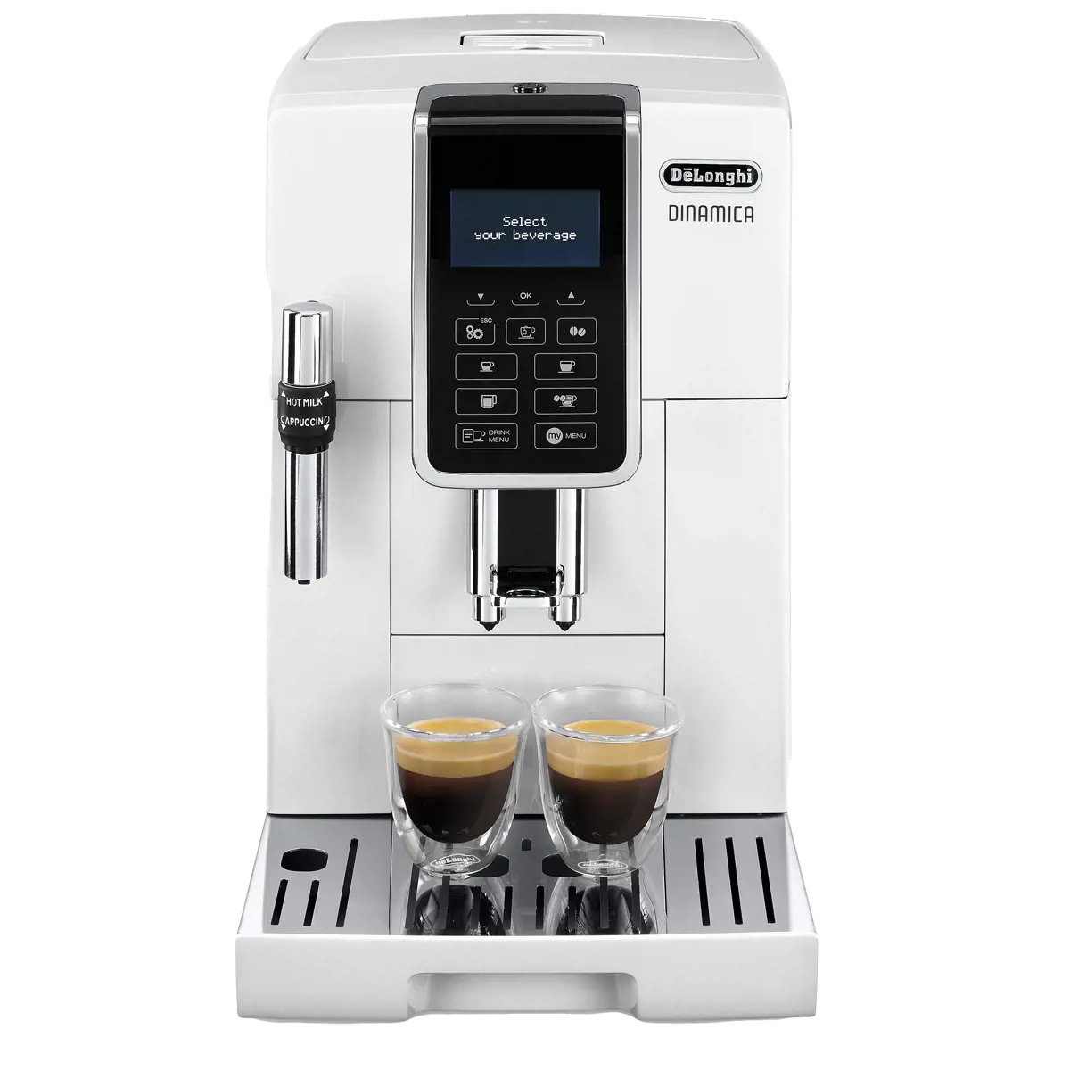 Machine À Café À Grain Delonghi Dinamica Blanche Ecam 350.35.W by Delonghi
