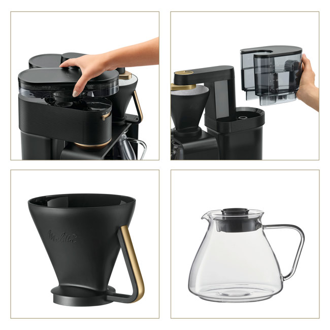 Cafetière filtre MELITTA EPOS Or cafetiere-broyeur