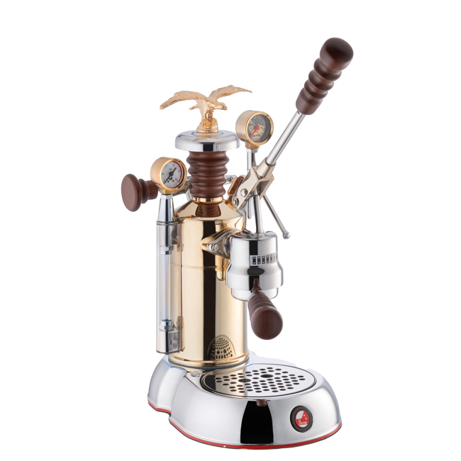 Troisième image du produit La Pavoni Esperto Machine A Levier Inox Or 6 2 Kg by La Pavoni