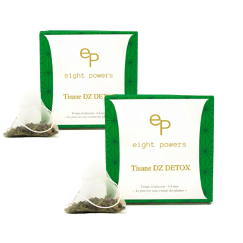 Eight Powers Tisane Dz Detox Sachet Mousseline 36 G - Pack 2 × Sachets de thé 36 g