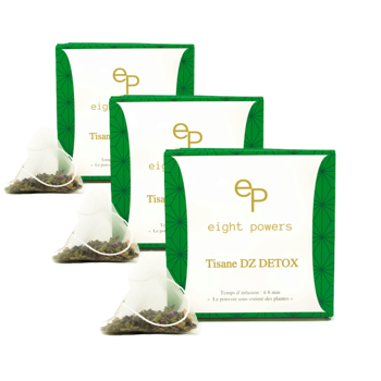 Tisane DZ Detox - Pack 3 × Bustine di te 36 g