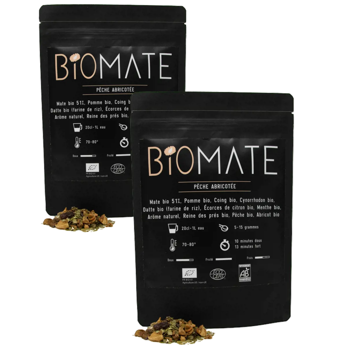 Biomaté Peche Abricotee- 50 G by Biomaté