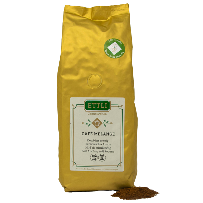 Gemahlener Kaffee - Café Melange - 1kg by ETTLI Kaffee