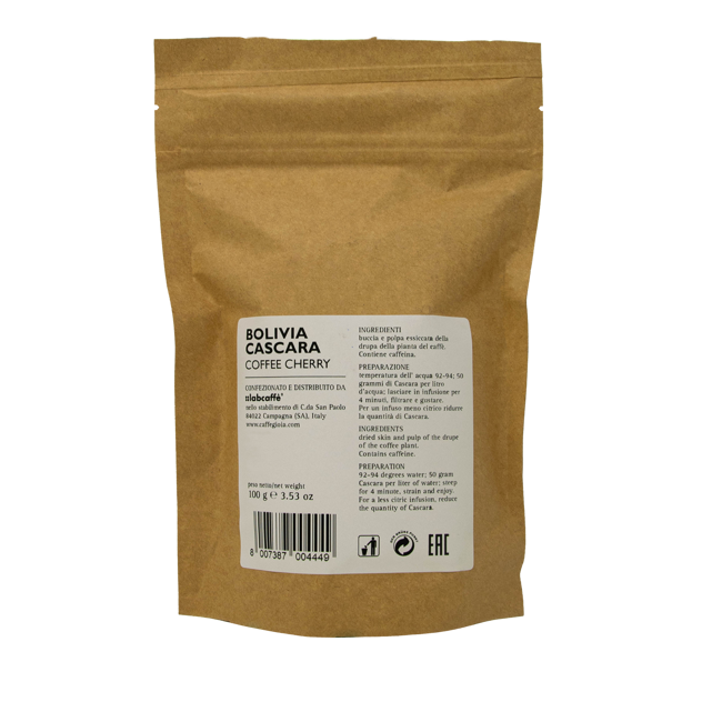 Secondo immagine del prodotto Infuso di caffè Bolivia Cascara 3x100g by Caffè Gioia