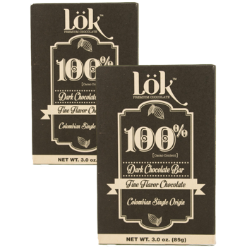 Cioccolato Monorigine 100 % Senza Zucchero Arauca (x3) - Pack 2 × Tavoletta 255 g