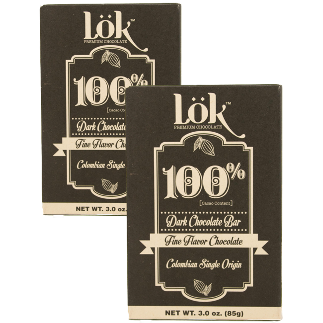100 % zuckerfreie Single Origin Arauca-Schokoladentafel (x3) by LÖK FOODS