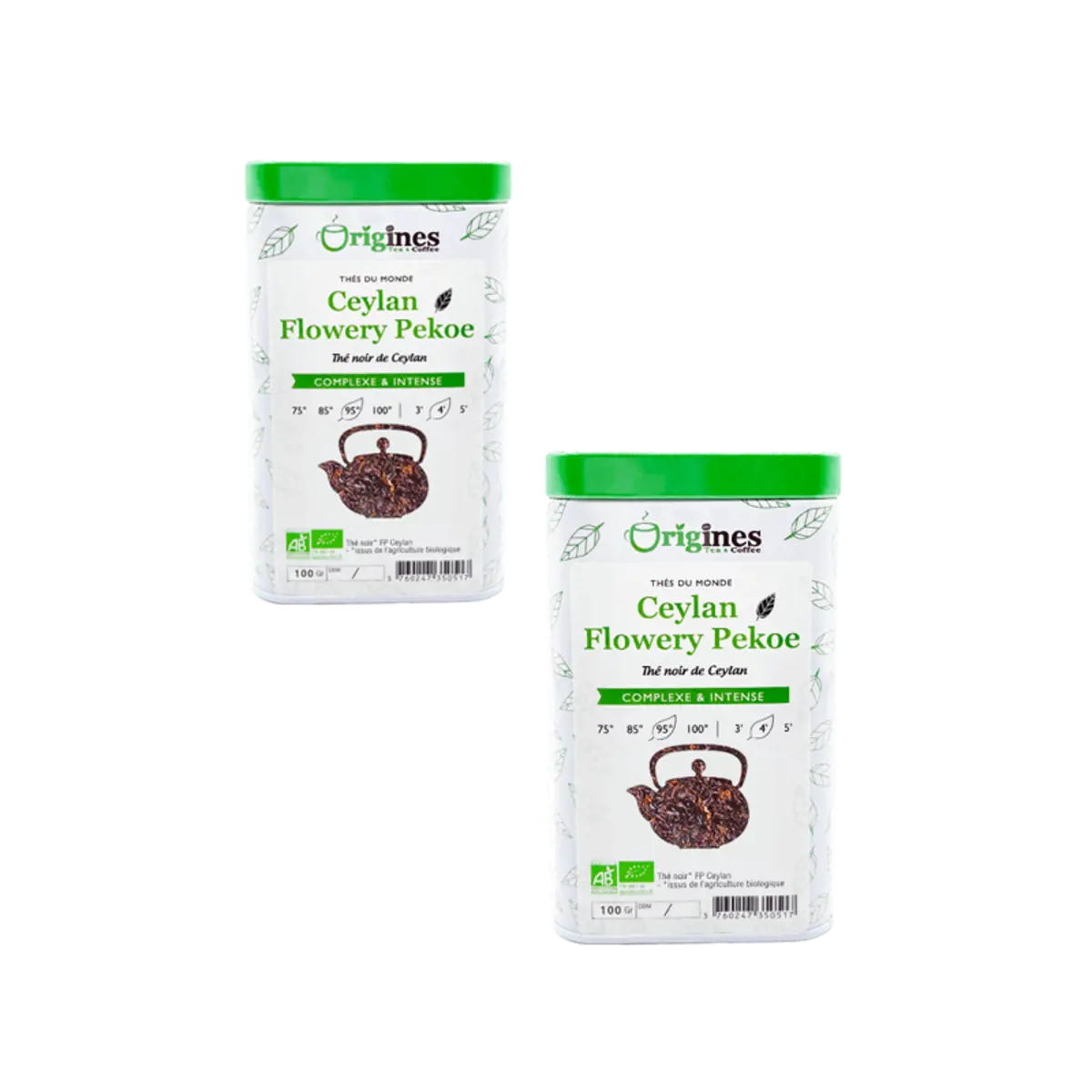 Origines Tea&Coffee The Noir Bio En - Ceylan Flowery Pekoe 100G - 100 G by Origines Tea&Coffee