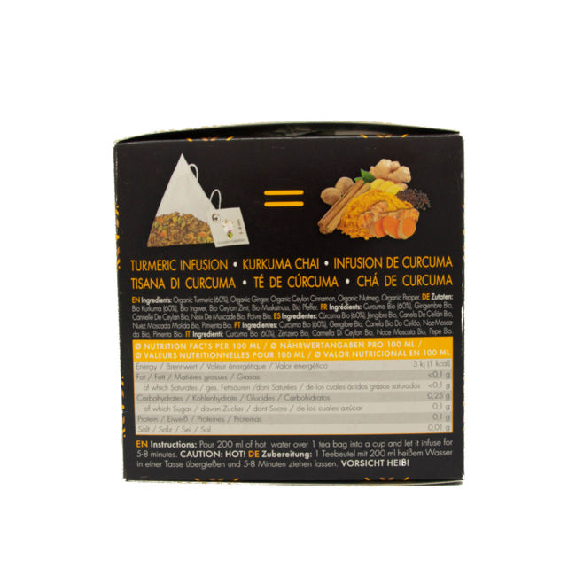 Troisième image du produit Bistrotea Curcuma Chai 50 Infusettes by Bistrotea