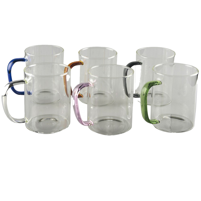 Aulica Set 6 Mug Anses Couleur 420Ml by Aulica