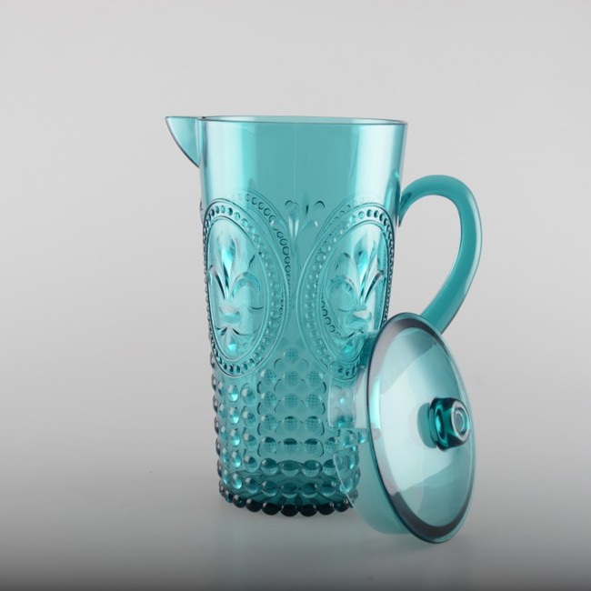 Zweiter Produktbild Kanne aus Acryl in Türkisblau by Aulica