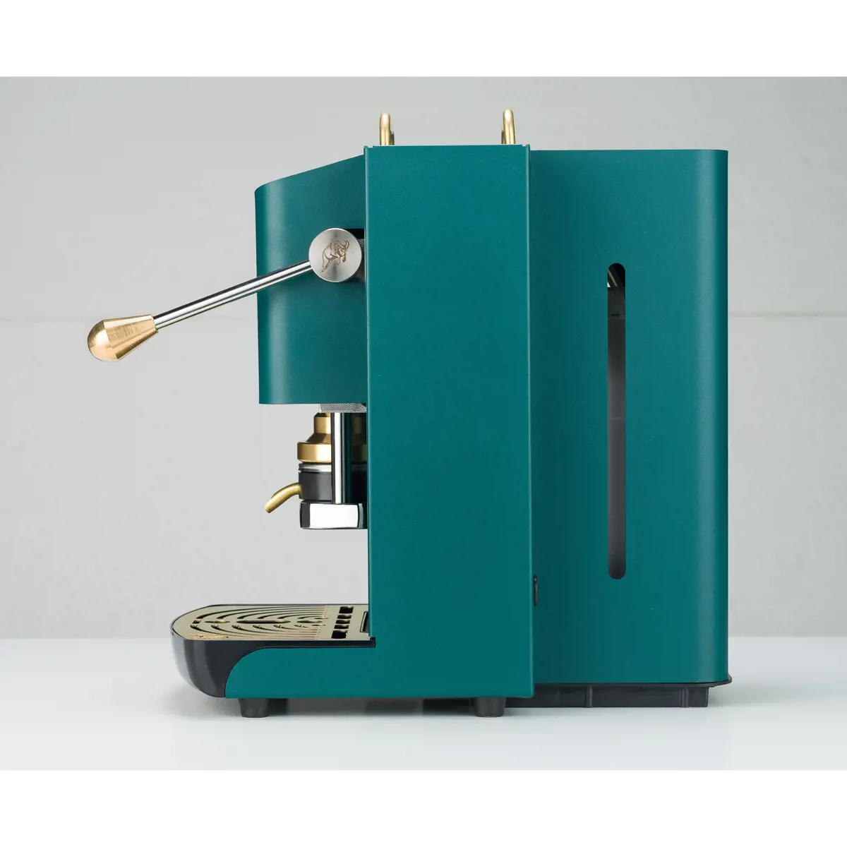 Terzo immagine del prodotto FABER Macchina da Caffè a cialde - Pro Deluxe British Green Ottonato 1,3 l by Faber