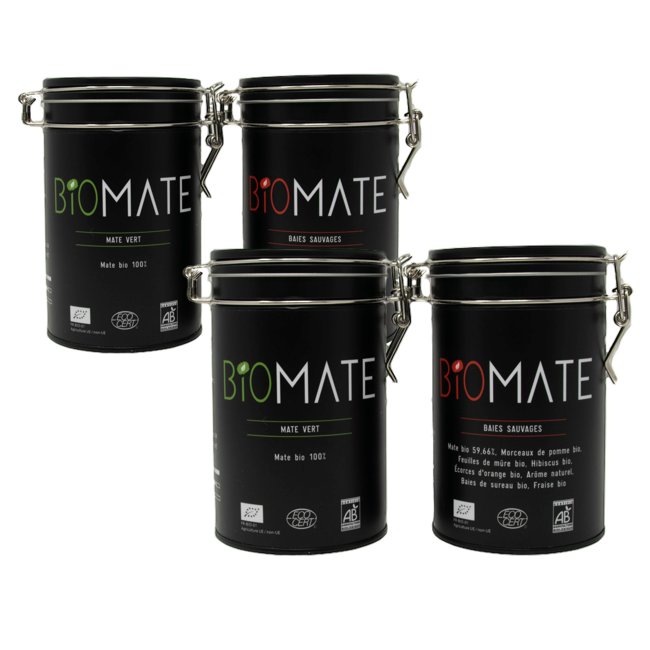 Entdeckerpaar: Grüner Mate - Wild Berry by Biomaté