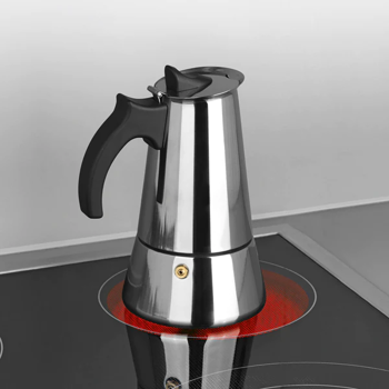 Cafetière italienne EMILIO, 2 tasses, acier inoxydable