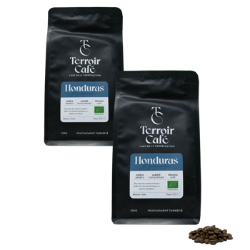 Caffè in grani - Honduras biologico, Maracala 1kg - Pack 2 × Chicchi Bustina 1 kg