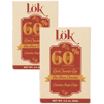 60% Single Origin Schokoladentafel (x3) - Pack 2 × Tafel 255 g