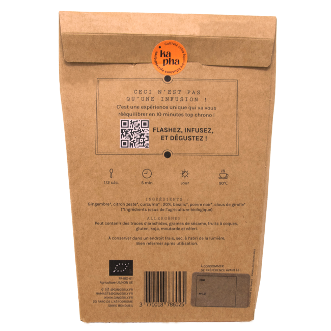 Deuxième image du produit Gingerly Infusion Kapha En - L Abondance Sacree 70G - 70 G by Gingerly