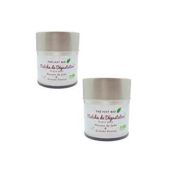 Origines Tea&Coffee The Vert Bio En - Matcha Degustation Japon 30G - 30 G - Pack 2 × Boîte métal 30 g
