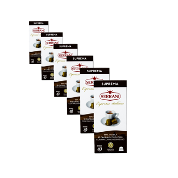 Capsule Suprema x10 - Pack 6 × 10 Capsule compatibile Nespresso®
