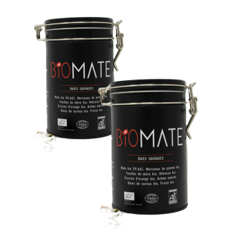Biomaté Baies Sauvages Vrac En - 150 G - Pack 2 × Boîte métal 150 g