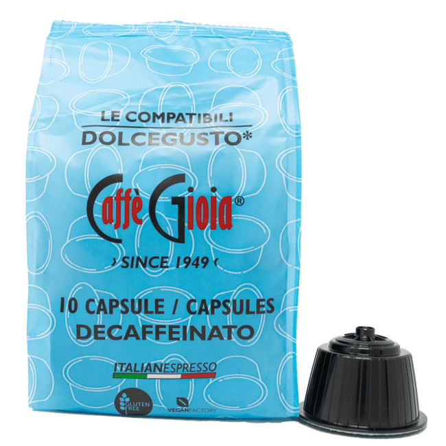 Secondo immagine del prodotto Capsule - DOLCE GUSTO Decaffeinato - x100 by Caffè Gioia