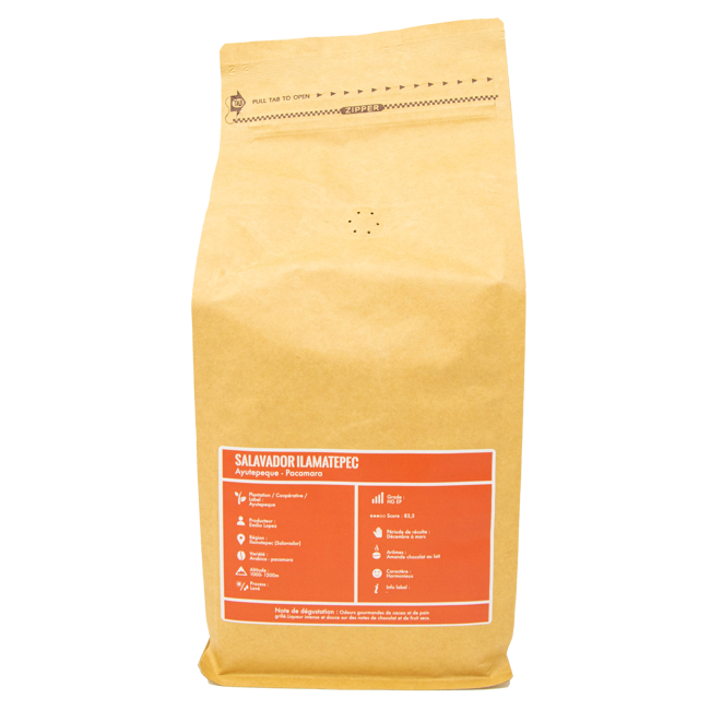 Zweiter Produktbild Gemahlener Kaffee - El Salvador Ilamatepec - 1kg by La Brûlerie de Paris