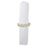 Set di 4 anelli portatovaglioli design perle by Aulica