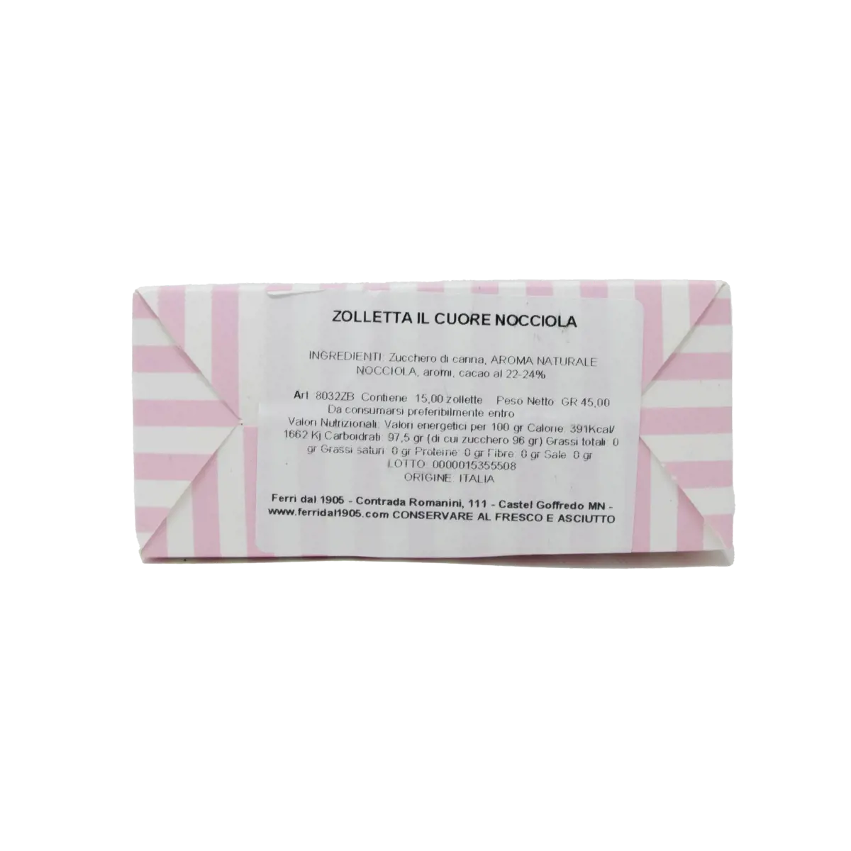 Deuxième image du produit Zukkero Morceaux De Sucre Coeur Noisette 60 Gr Boite En Carton 60 G by Zukkero