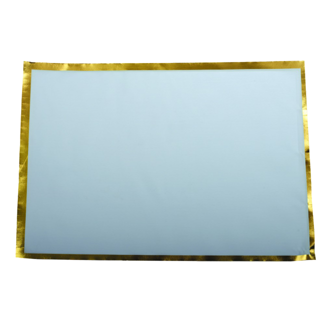 32 Sottopiatti monouso bianchi e dorati 31,5x45 cm by Aulica