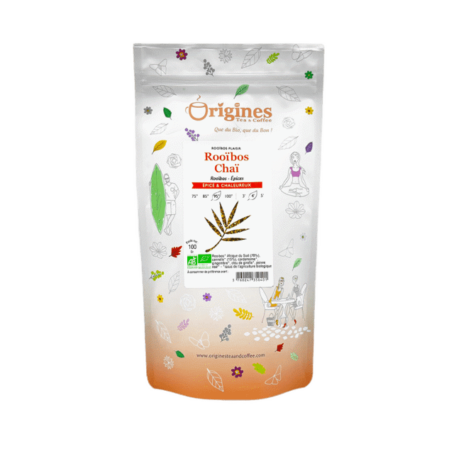 Origines Tea&Coffee Rooibos Chai En Vrac Afrique Du Sud 1Kg Fleur De The 1 Kg by Origines Tea&Coffee