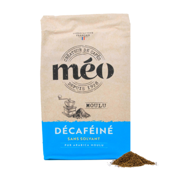 Café Méo Cafe Moulu Decafeine 500 Gr Moulu Espresso - 500 G - Moulu Espresso Pochette 500 g
